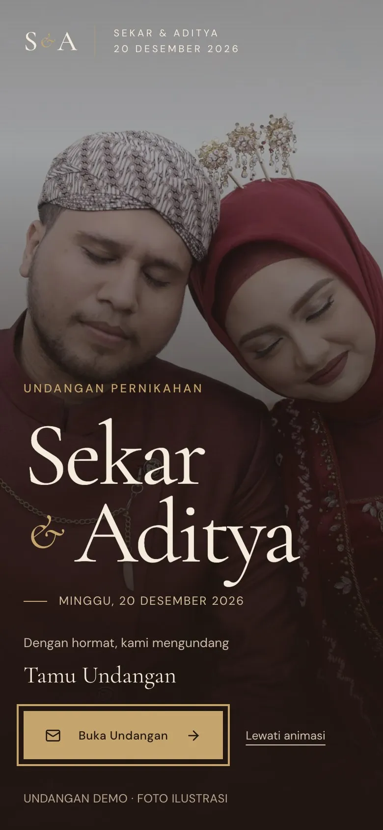 Sampul template Kawung